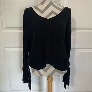 Express XS Black Oversized Sweater